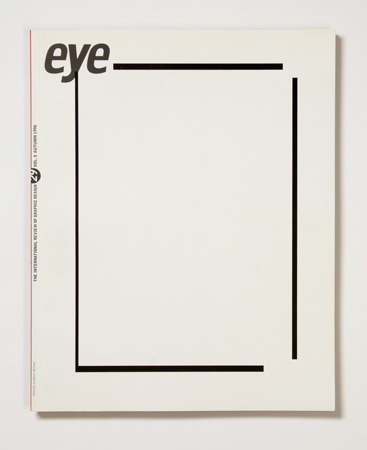 Issue 29 front cover by Lawrence Weiner