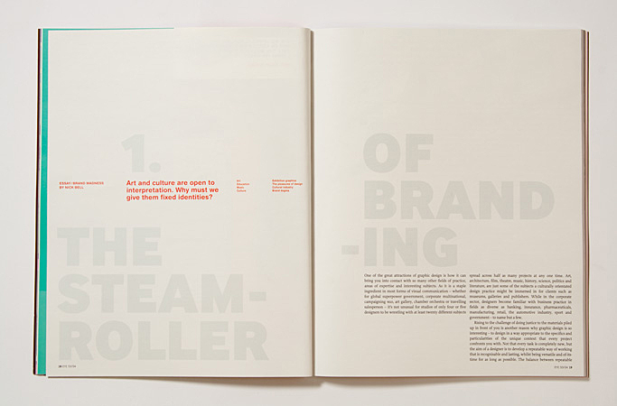 Issue 53: the steamroller of branding by Nick Bell